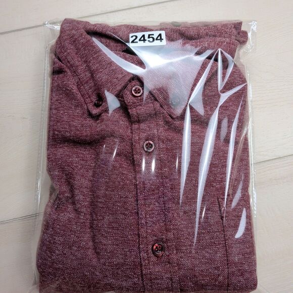 Nike SB Flannel Shirt Mens XL Long Sleeve Button Up Heathered Red - Picture 10 of 10